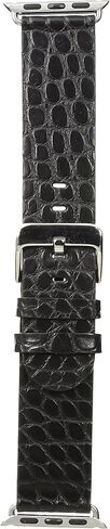 هادلي روما AP1000UA 38W 38mm Apple Strap التمساح MTE جلد التمساح الأسود حزام الساعة in Kuwait