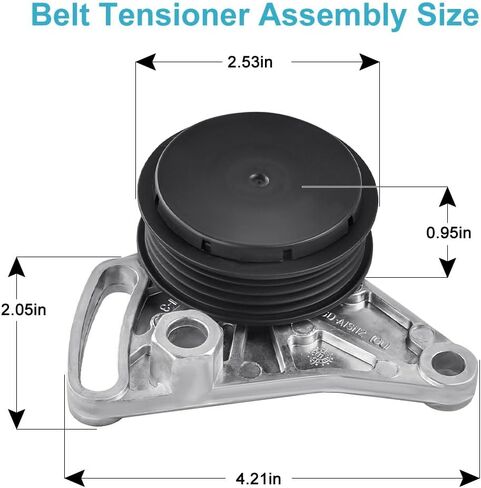 Accessory Drive Belt Tensioner with Pulley Assembly Compatible with 1997-2001 Audi A4 Quattro Avant Confort Wagon 1998-2005 Volkswagen Passat Idler Pulley Replacement for 058260511 in Saudi Arabia