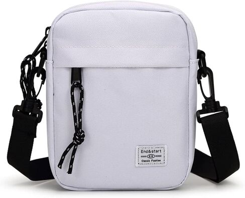 Cell Phone Shoulder Bag for Men, Crossbody Cell Phone Purse, Smartphone Shoulder Bags Waterproof Zipper Pocket Mobile Phone Cross Body Pouch Wallet Sling Bags Shoulder Strap Handbag Mini Messenger Bag in Kuwait