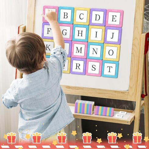 Rurvale Toddler Girl Toys, Magnetic Tiles Basic Set, Birthday Gifts Ideas for Girls Age 3-5, Magnetic Building Blocks, Magnet STEM Montessori Toddler Kids Toys Gifts for 3 4 5 6 7 Year Old Girls in Kuwait