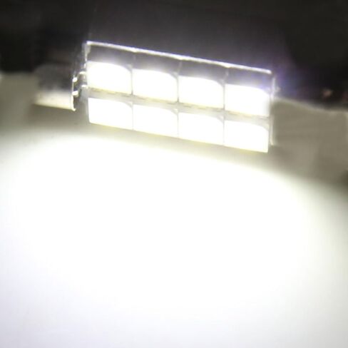 uxcell 2Pcs 40mm Cool White 8-5050 Surface Mount Device LED Festoon Dome Map Light Bulb for Car Interior in Saudi Arabia