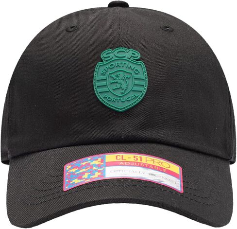 Sporting Lisbon CP 'Casuals' Adjustable Classic Style Hat/Cap Black in Saudi Arabia