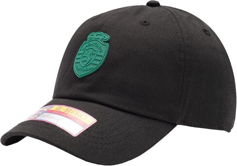 Sporting Lisbon CP 'Casuals' Adjustable Classic Style Hat/Cap Black in Saudi Arabia