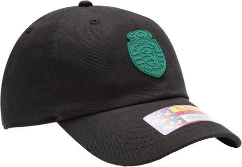 Sporting Lisbon CP 'Casuals' Adjustable Classic Style Hat/Cap Black in Saudi Arabia