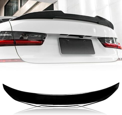 G20 Trunk Spoiler Wing Compatible with 2019-2024 BMW 3 Series G20 Sedan G80 M3 Spoiler (DN-Type) Gloss Black Painted in Saudi Arabia