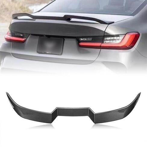G20 Trunk Spoiler Wing Compatible with 2019-2024 BMW 3 Series G20 Sedan G80 M3 Spoiler (DN-Type) Gloss Black Painted in Saudi Arabia