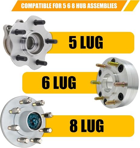 40100 Hub Remover Tool, Wheel Hub Bearing Remover Compatible with 5 6 8 Lug Hub on Cars and Truck in Saudi Arabia