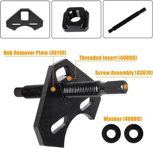 40100 Hub Remover Tool, Wheel Hub Bearing Remover Compatible with 5 6 8 Lug Hub on Cars and Truck in Saudi Arabia
