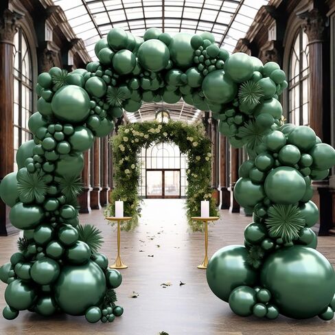 130 قطعة من البالونات البيضاء بأحجام مختلفة 18 بوصة و12 بوصة و10 بوصة و5 بوصة طقم قوس بالون جارلاند مثالي لحفلات أعياد الميلاد والتخرج وحفلات استقبال المولود الجديد وحفلات الزفاف وتزيين العطلات والذكرى السنوية (بالونات بيضاء) in Kuwait