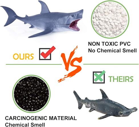 ألعاب حيوانات المحيط للأطفال من INNOCHEER، ألعاب حيوانات البحر للأطفال، 18 حزمة ألعاب المحيط للأطفال الصغار الأولاد والبنات الذين تتراوح أعمارهم بين 3-8-12 عامًا، مجموعة ألعاب مخلوقات البحر للأطفال مع بساط لعب بما في ذلك سمك القرش والحوت والدلافين in Kuwait