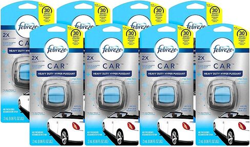 Febreze Car Air Freshener, Set of 5 Clips, Linen & Skyup to 150 Days (Packaging May Vary) in Saudi Arabia