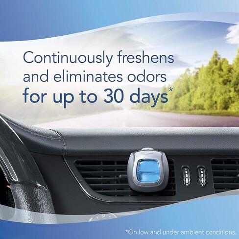 Febreze Car Air Freshener, Set of 5 Clips, Linen & Skyup to 150 Days (Packaging May Vary) in Saudi Arabia