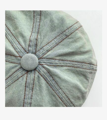 Newsboy Beret Caps for Women Men Cap Denim Autumn Spring Cabbie Painter Paperboy Hats in Kuwait