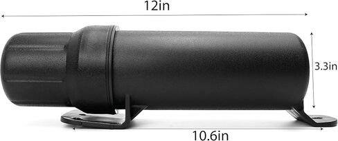 Waterproof Motorcycle Tool Tube Holder: Universal Off-Road Document Storage Box Canister Compatible for Honda - Glove, Raincoat, Cap Repair, Registration in Saudi Arabia