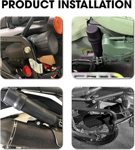 Waterproof Motorcycle Tool Tube Holder: Universal Off-Road Document Storage Box Canister Compatible for Honda - Glove, Raincoat, Cap Repair, Registration in Saudi Arabia