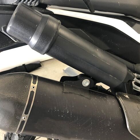 Waterproof Motorcycle Tool Tube Holder: Universal Off-Road Document Storage Box Canister Compatible for Honda - Glove, Raincoat, Cap Repair, Registration in Saudi Arabia