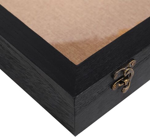 Extra Large Shadow Box 18x24, Big Shadow Boxes Display Cases with Hinged Door for Keepsake Collages Photos Tickets Flowers Bouquet Memorial Items(Black) in Kuwait