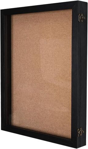 Extra Large Shadow Box 18x24, Big Shadow Boxes Display Cases with Hinged Door for Keepsake Collages Photos Tickets Flowers Bouquet Memorial Items(Black) in Kuwait