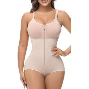 SHAPSHE Fajas Colombianas Moldeadoras Body Shaper Post Surgery Compression Garment Shapewear Tummy Control with Zipper