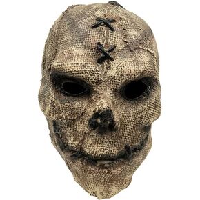 Horror Skull Mask Halloween Burlap Skull Mask Scary Ghostface Mask Halloween Costume Carnival Latex Props