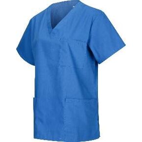 Scrubs Medical Uniform Unisex Women and Men V-Neck Top