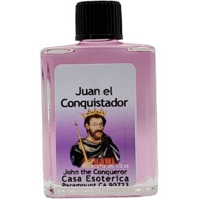 John The Conqueror Oil (Juan el Conquistador Aceite) Spiritual Anointing Oil by CASA ESOTERICA MAGICK SPACE-Protection & Success Spells-0.5 FL OZ (1 Pack)