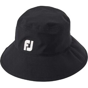 FootJoy DryJoys Tour Black Rain Bucket Hat