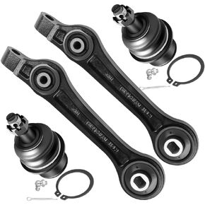 SCITOO 4pcs RWD Front Suspension Kit Lower Control Arm Lower Ball Joints Fit 2006-2010 For Dodge Charger 2008-2011 For Dodge Challenger 2005-2011 For Chrysler 300