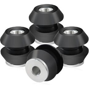 4PCS FICM Mounting Bushing Sets Fuel Injection Control Module Isolator Bushings Inserts Mounting Kit Compatible with Ford 6.0L Powersroke 2003-2010 Replace#:ATS604N VT365 VT275