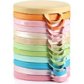 12 Pcs Floor Cushions Classroom Flexible Floor Seating with Handle for Kids in Home School Classroom Kindergarten Daycare Nursery (Classic Color,Square)