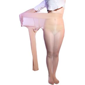 Plus Size Pantyhose for Women 6D Sheer Tights Oil Shiny High Waist Panty Hose Women's Control Top Run Resistant in Kuwait