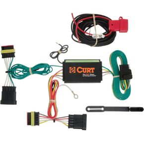 Curt Manufacturing CURT 56174 Vehicle-Side Custom 4-Pin Trailer Wiring Harness, Fits Select Fiat 500