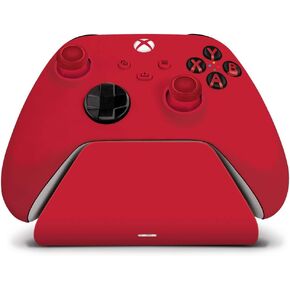 Controller Gear Pulse Red Universal Xbox Pro Charging Stand with 1100 Mah Rechargeable Battery, Charging Station for Xbox Series X|S and Xbox One