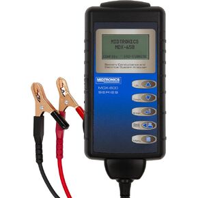 Midtronics - 12V & 24V Digital Battery Conductance & Electrical System Analyzer - MDX-650 - Testing for Automotive, Motorcycle, & More