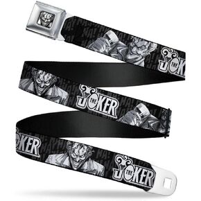 Buckle-Down mens Buckle-down Seatbelt Joker Wjk063 Belt, Multicolor, 1.5 Wide 24-38 Long US