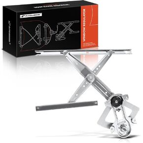 A-Premium Manual Window Regulator Compatible with Ford F-250 F-350 F-450 F-550 Super Duty 1999-2012 Front Left Driver Side