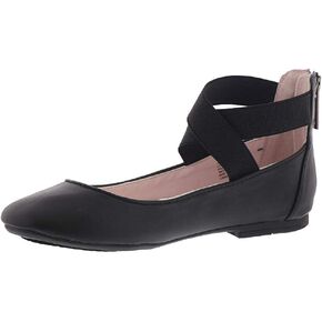 NINA Girl's Marissa (Toddler/Little Kid/Big Kid) Black Smooth 12 Little Kid M