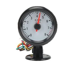 52mm Tachometer, 0-8000RPM, Blue LED Backlight, High Sensitivity, Weatherproof, Shock Resistant, for 4 6 8 Cylinders Gasoline Car