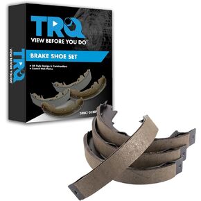 TRQ Rear Parking Brake Shoe Set Compatible with 2007-2011 Dodge Nitro 2020-2023 Jeep Gladiator 2008-2012 Liberty 2007-2023 Wrangler 2018 Wrangler JK