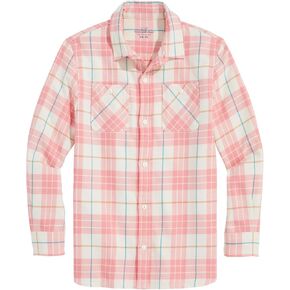 vineyard vines Boys' Plaid Lightweight Twill Shirt