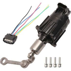 Electronic Turbo Wastegate Actuator Turbocharger Solenoid Valve + Actuator Connector Plug Harness (5-Way), Compatible with Honda Civic 1.5L 2016-2019, OE# K6T52372 189005AAA01