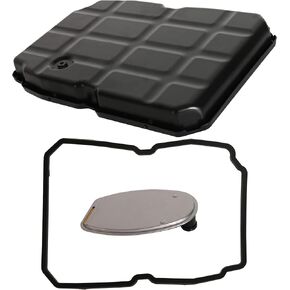 Transmission Oil Pan Kit w/Trans Oil Filter Fit for NAG1 W5A580 Transmission, Fit for Dodge Challenger/Charger/Magnum/Nitro, Fit for Jeep Wrangler/Grand Cherokee/Commander, Fit for Chrysler 300