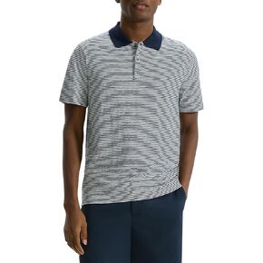 Theory Men's Bron D Even Stripe Shirt in Cosmos
