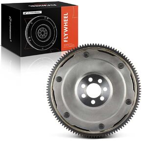 A-Premium Clutch Flywheel Compatible with Mitsubishi Lancer 2002-2006 2.0L, Mirage 1997-2002 1.8L, 6 Bolt Holes, 110 Teeth, Replace# MD749708