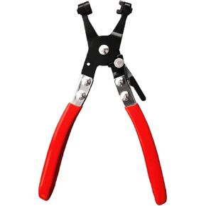 8.7" Car Fuel Line Pliers, Alloy Steel Gasoline Pipe Joint Fittings Calipers,Fuel Filter Pipe Hose Connector Quick Release Removal Tool Release Hose Line Clamp Clipper (Fuel Line Pliers)