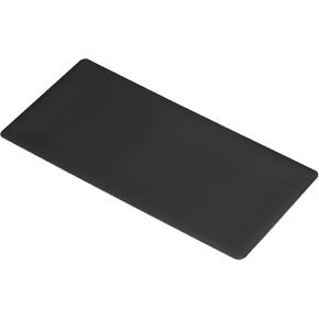 PATIKIL 3"x2" Anodized Aluminium Laser Engraved Mount Metal Plate, 10 Pack Self Adhesive Sign Personalized Custom Blank Plate for DIY Laser Printing, Black