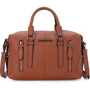 Montana West Satchel Purses for Women Top-handle Handbag PU Leather Crossbody Doctor Bag
