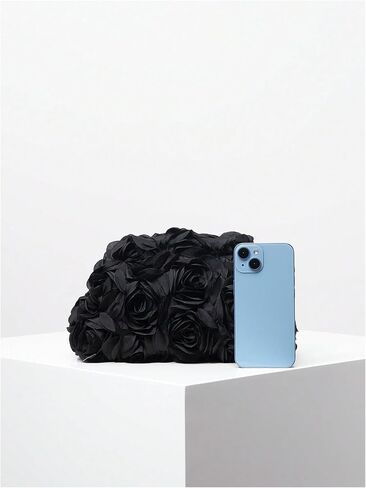 Verdusa Women's 3D Flower Clutch Evening Bag Floral Purses Party Prom Handbags… in Saudi Arabia