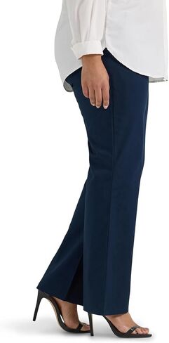 Lee Women's Plus Size Wrinkle Free Mid Rise Bootcut Pant in Saudi Arabia