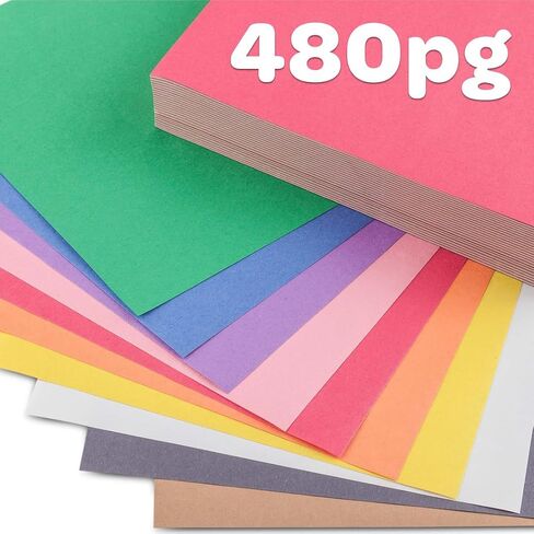 Crayola Construction Paper - 480ct (2pck), Bulk School Supplies For Kids, Teacher Classroom Must Have, Art Paper, Arts & Crafts in Saudi Arabia